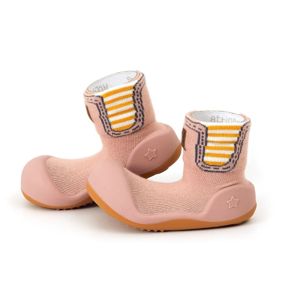 ATTIPAS BOOTS PINK SUELA BICOLOR
